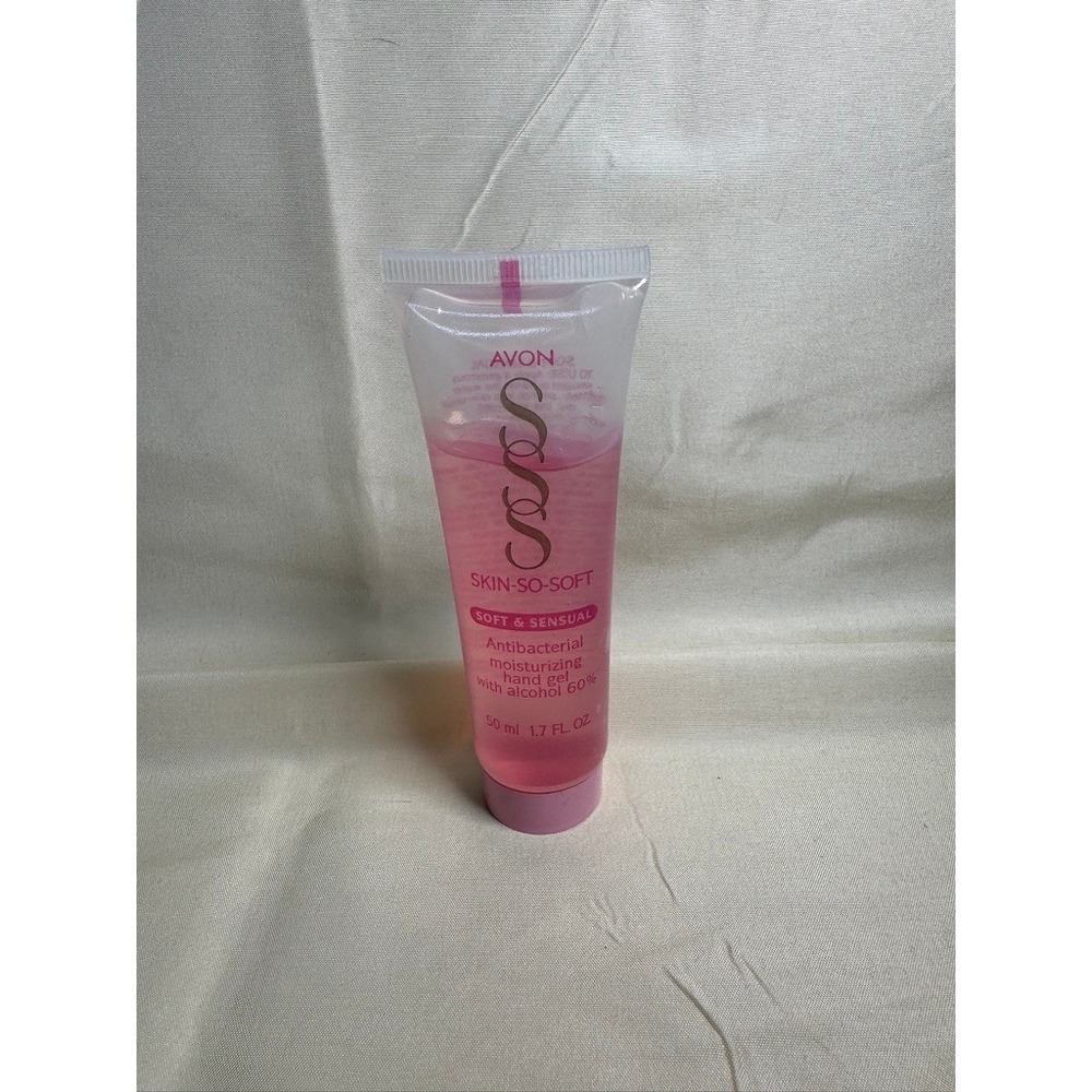 Avon Skin-So-Soft Soft & Sensual Antibacterial Hand Gel 1.7 oz READ